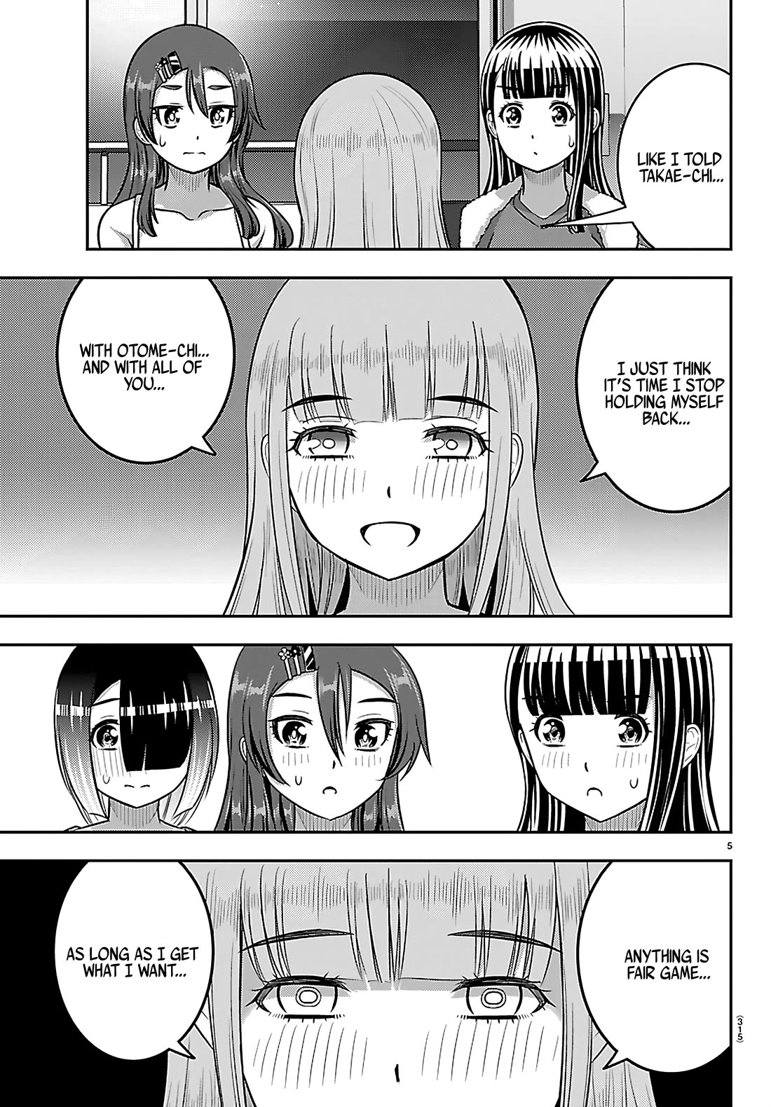 Yankee JK KuzuHana-chan Chapter 253 page 5 - Chapter 253: Jenga! A Young Girls' Battle!