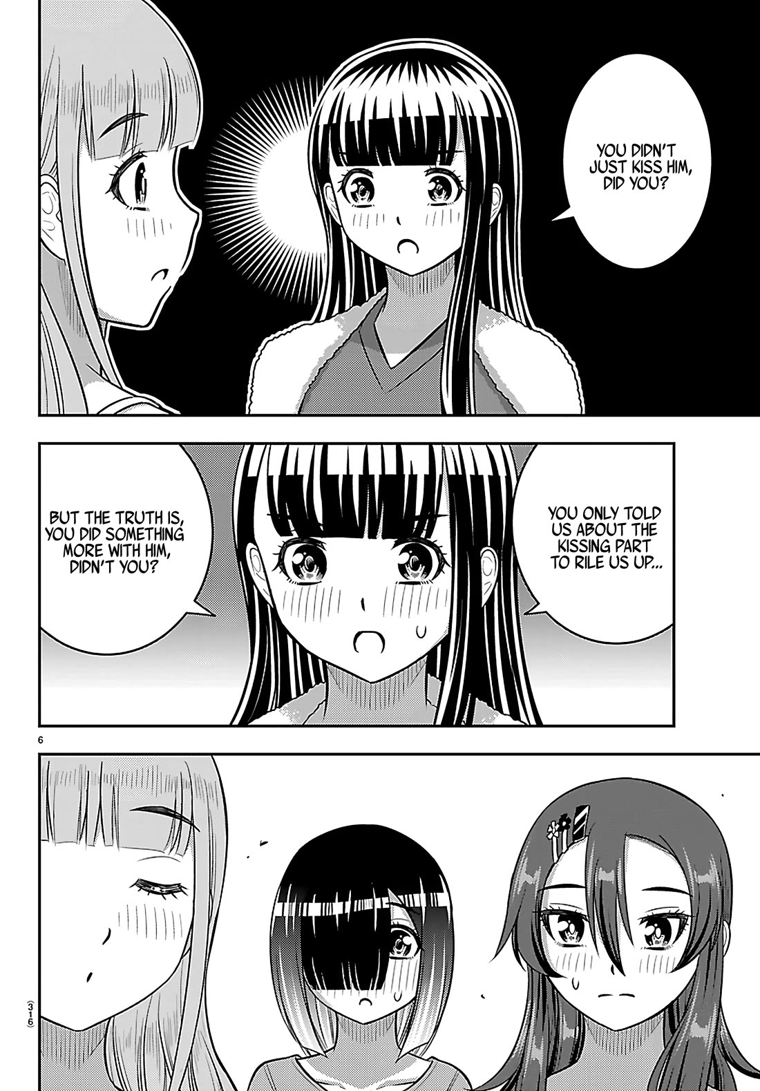 Yankee JK KuzuHana-chan Chapter 253 page 6 - Chapter 253: Jenga! A Young Girls' Battle!