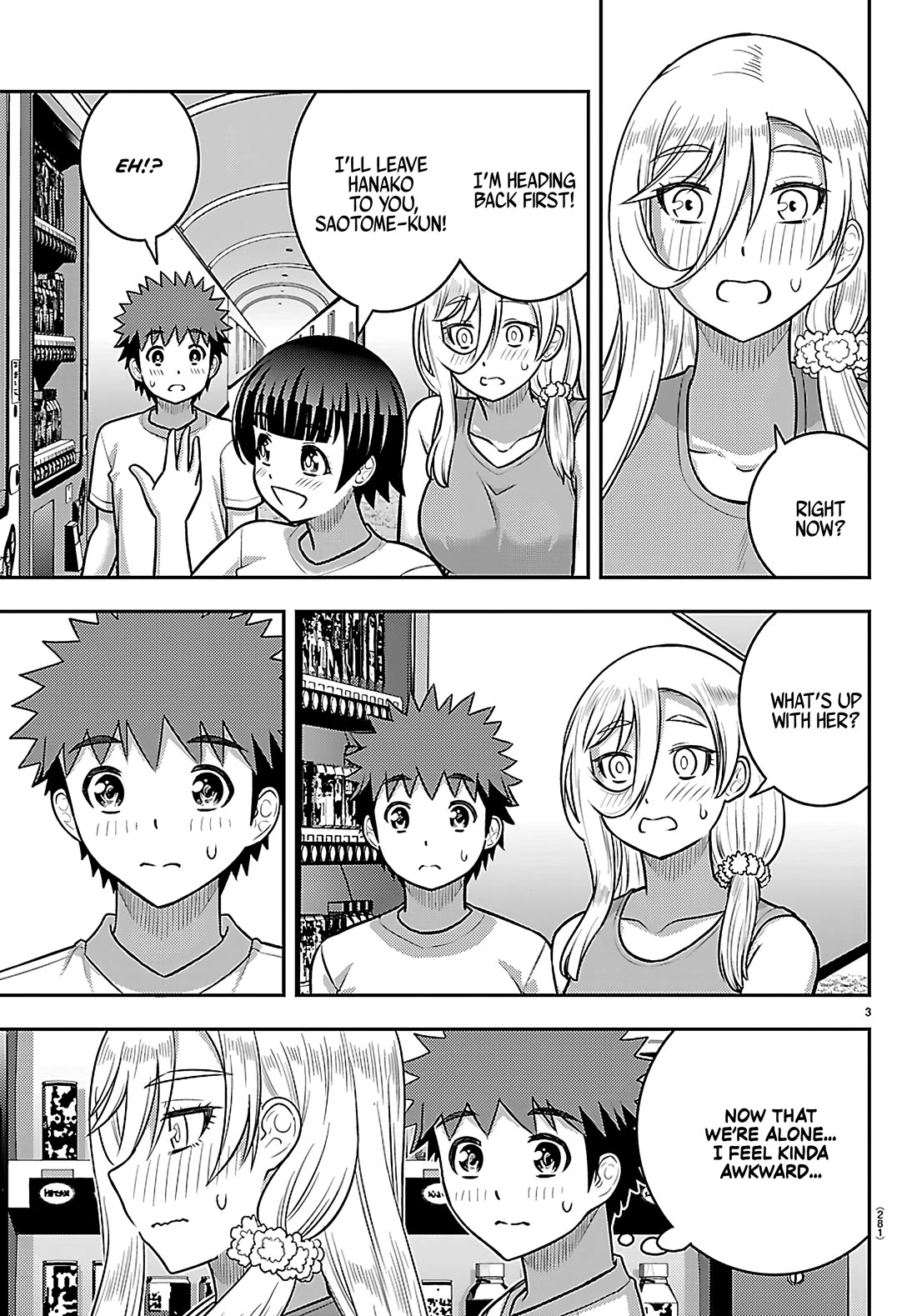 Yankee JK KuzuHana-chan Chapter 254 page 3 - Chapter 254: Sleepless Night