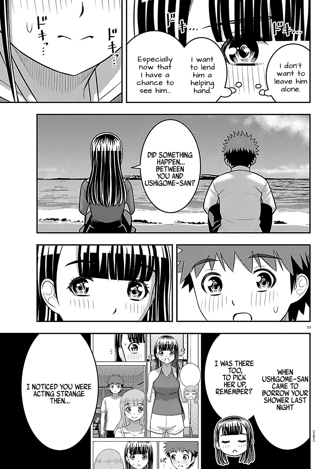 Yankee JK KuzuHana-chan Chapter 259 page 11 - Chapter 259: Just Us on the Beach