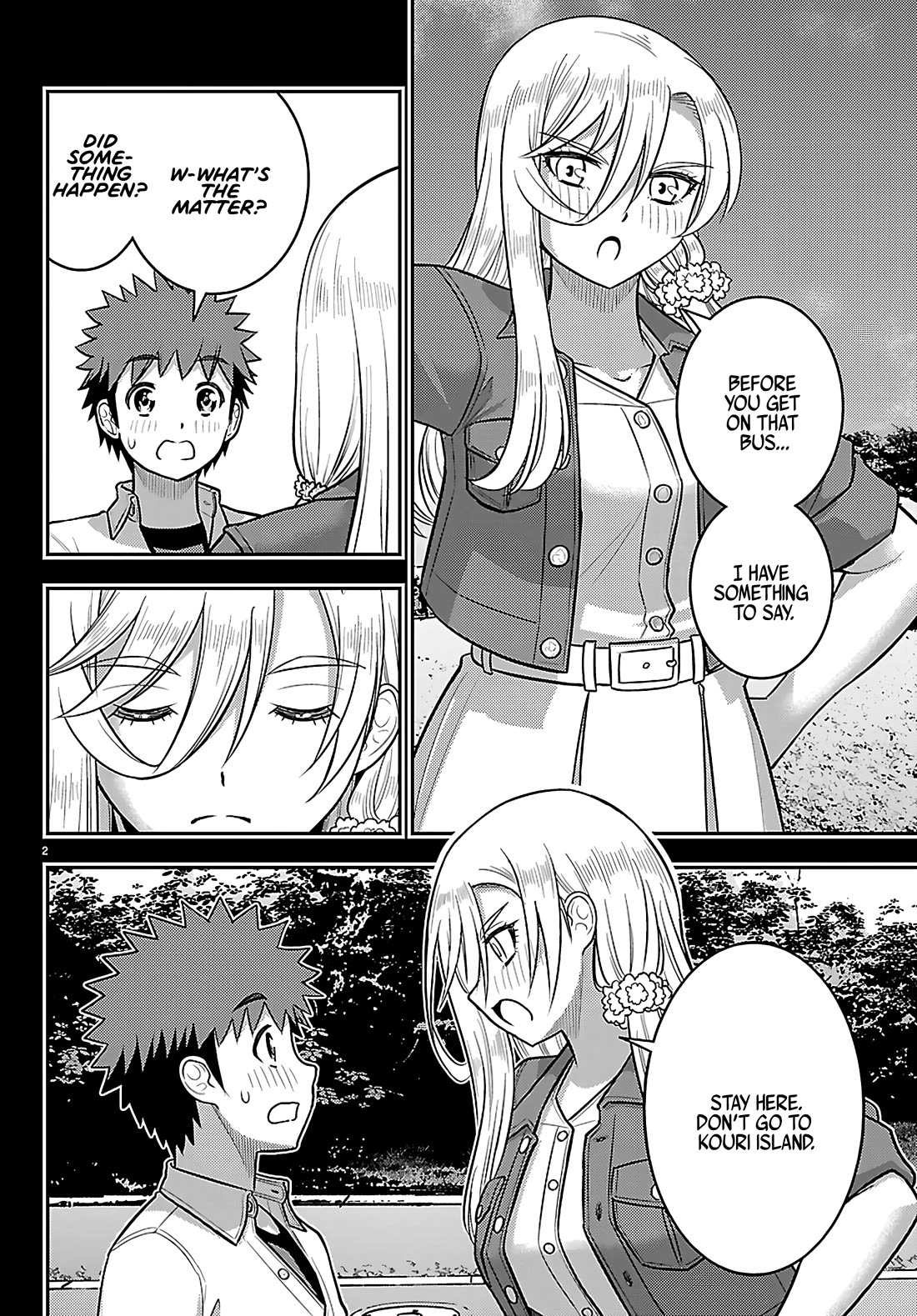 Yankee JK KuzuHana-chan Chapter 259 page 2 - Chapter 259: Just Us on the Beach