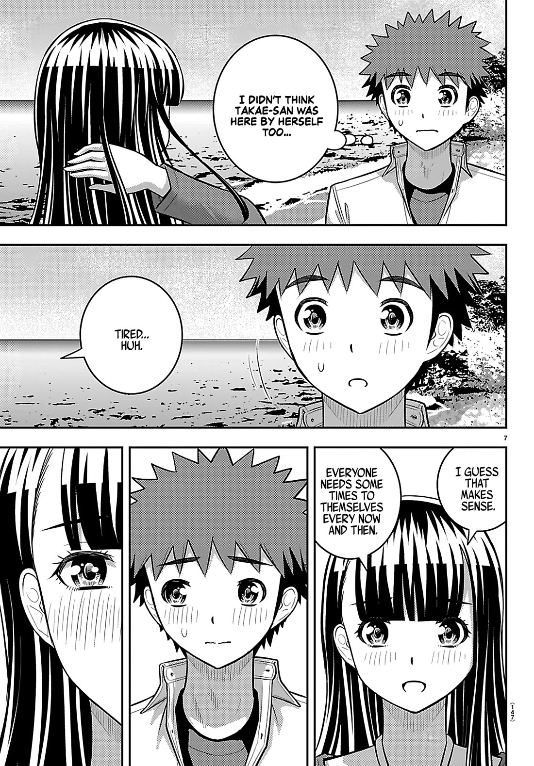 Yankee JK KuzuHana-chan Chapter 259 page 7 - Chapter 259: Just Us on the Beach