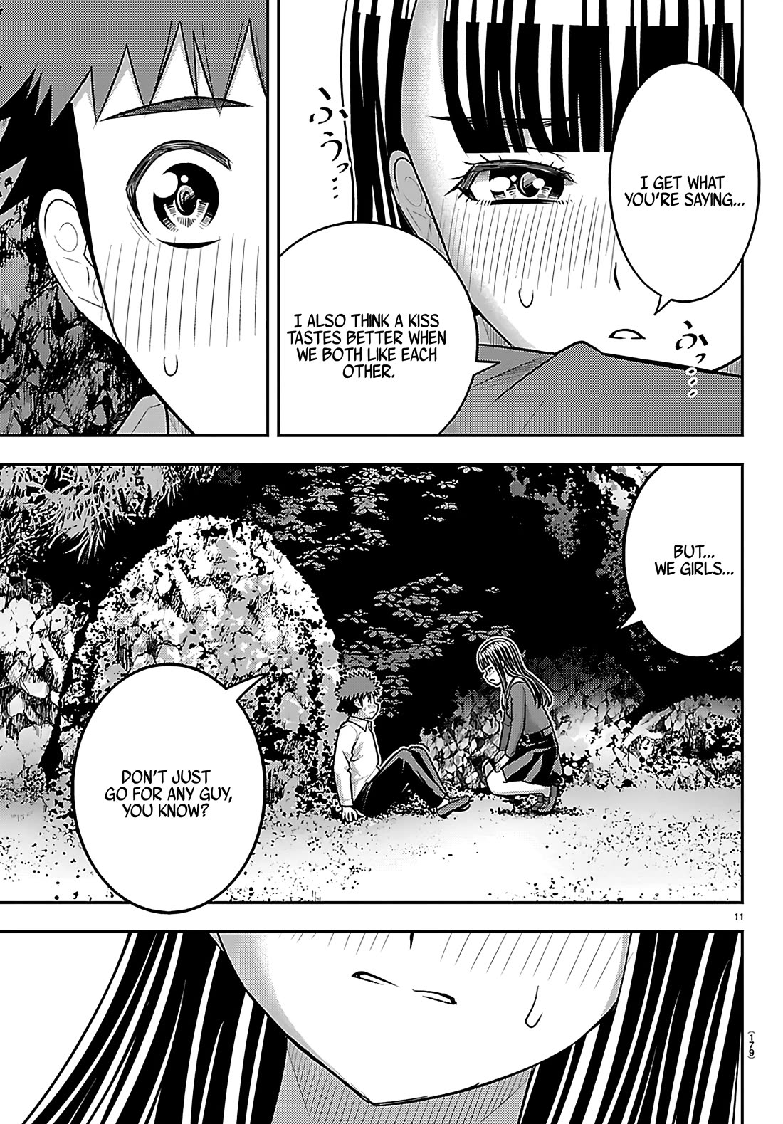 Yankee JK KuzuHana-chan Chapter 260 page 11 - Chapter 260: If I Didn't Care