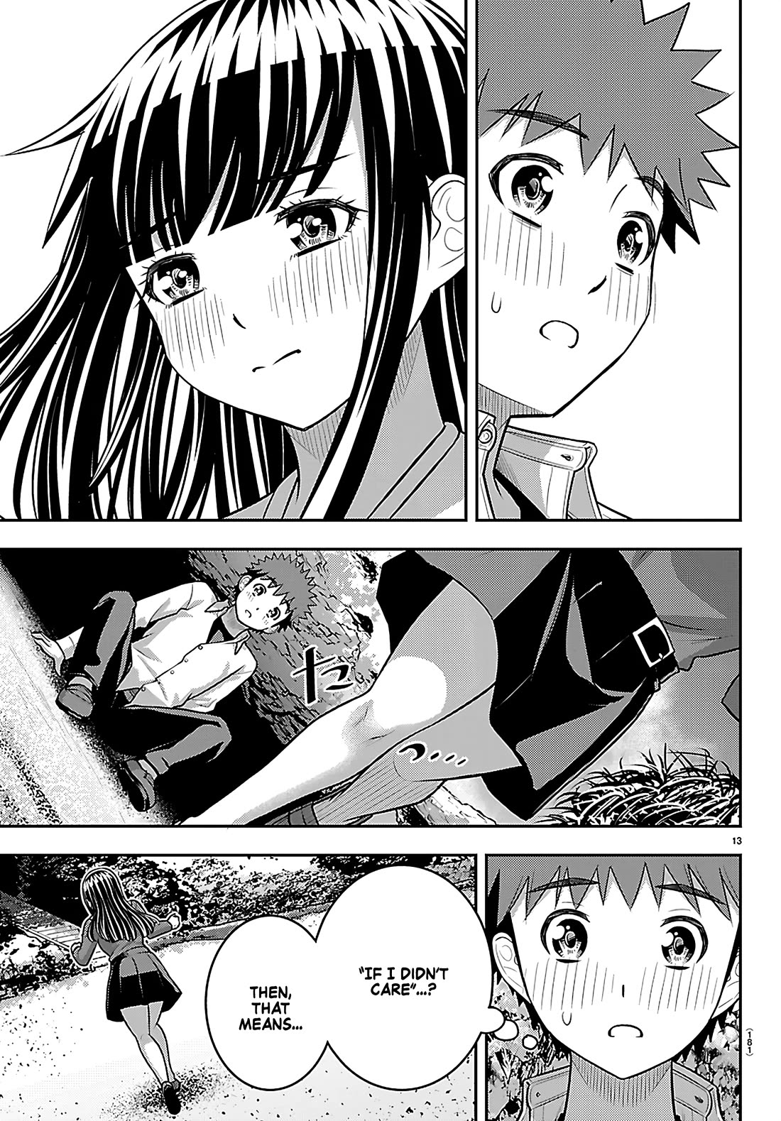 Yankee JK KuzuHana-chan Chapter 260 page 13 - Chapter 260: If I Didn't Care