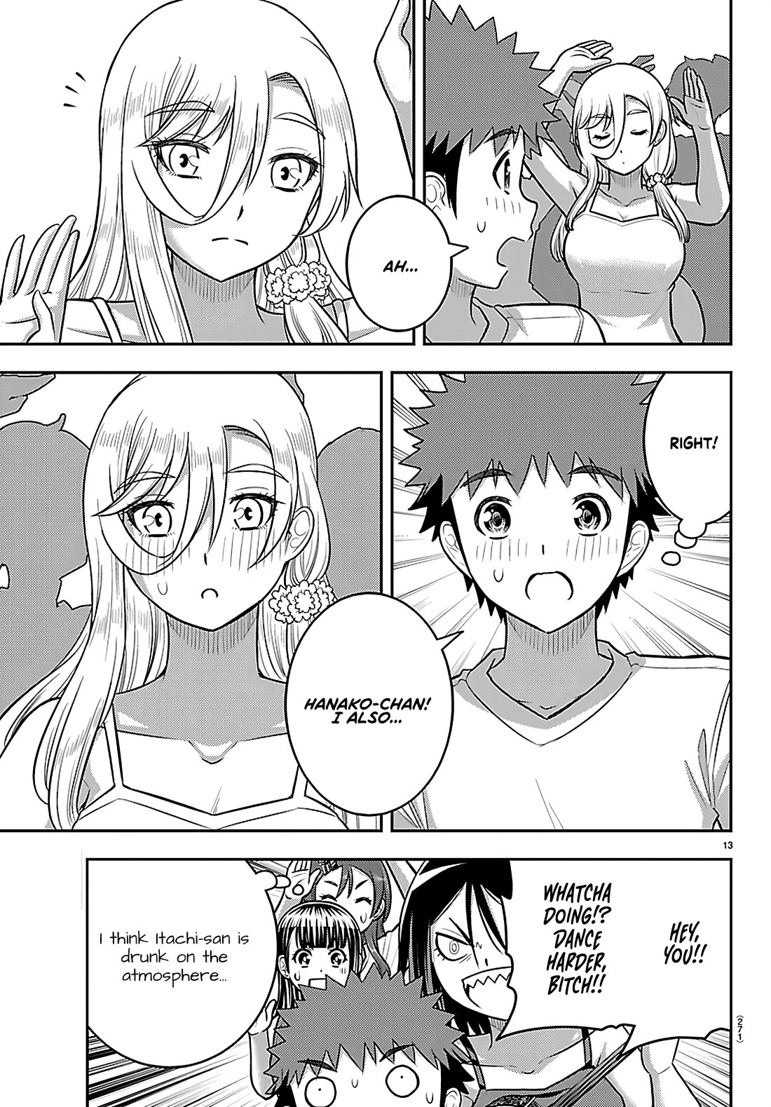 Yankee JK KuzuHana-chan Chapter 266 page 13 - Chapter 266: Chaotic Dance Floor
