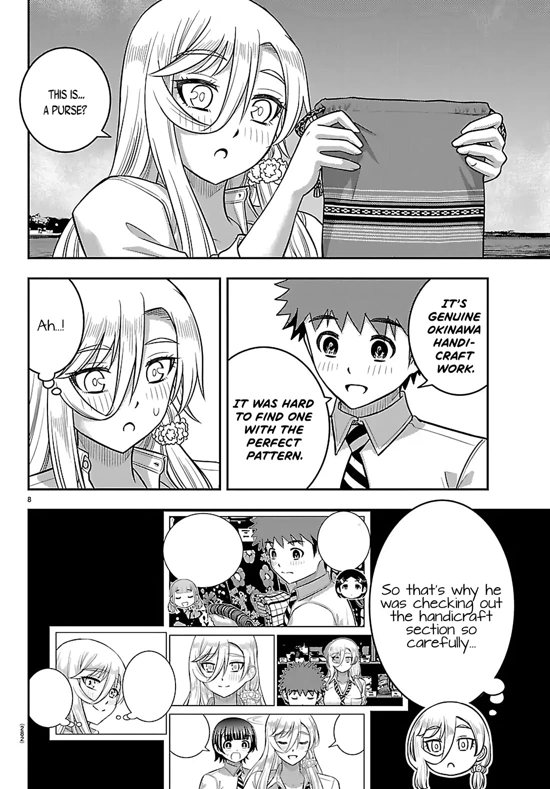 Yankee JK KuzuHana-chan Chapter 269 page 8 - Chapter 269: More than Happy