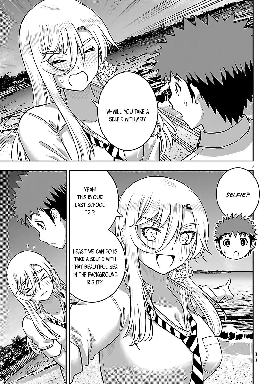 Yankee JK KuzuHana-chan Chapter 270 page 3 - Chapter 270: Selfie