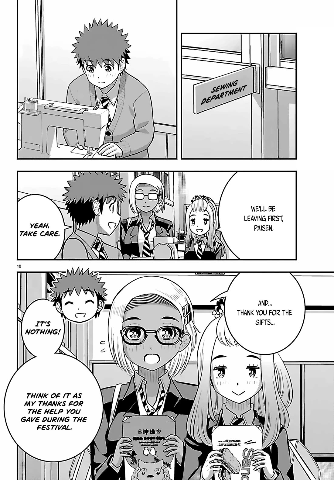 Yankee JK KuzuHana-chan Chapter 272 page 10 - Chapter 272: Souvenir