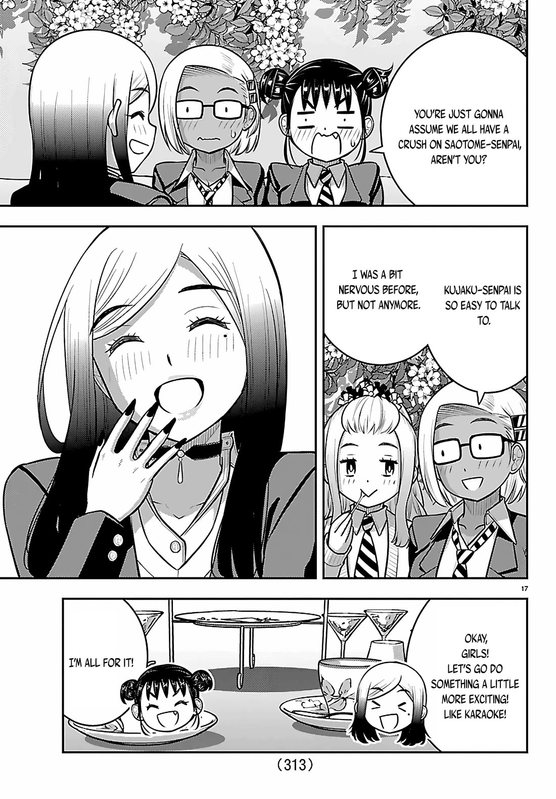 Yankee JK KuzuHana-chan Chapter 275 page 17 - Chapter 275: The Tea Party Back Home