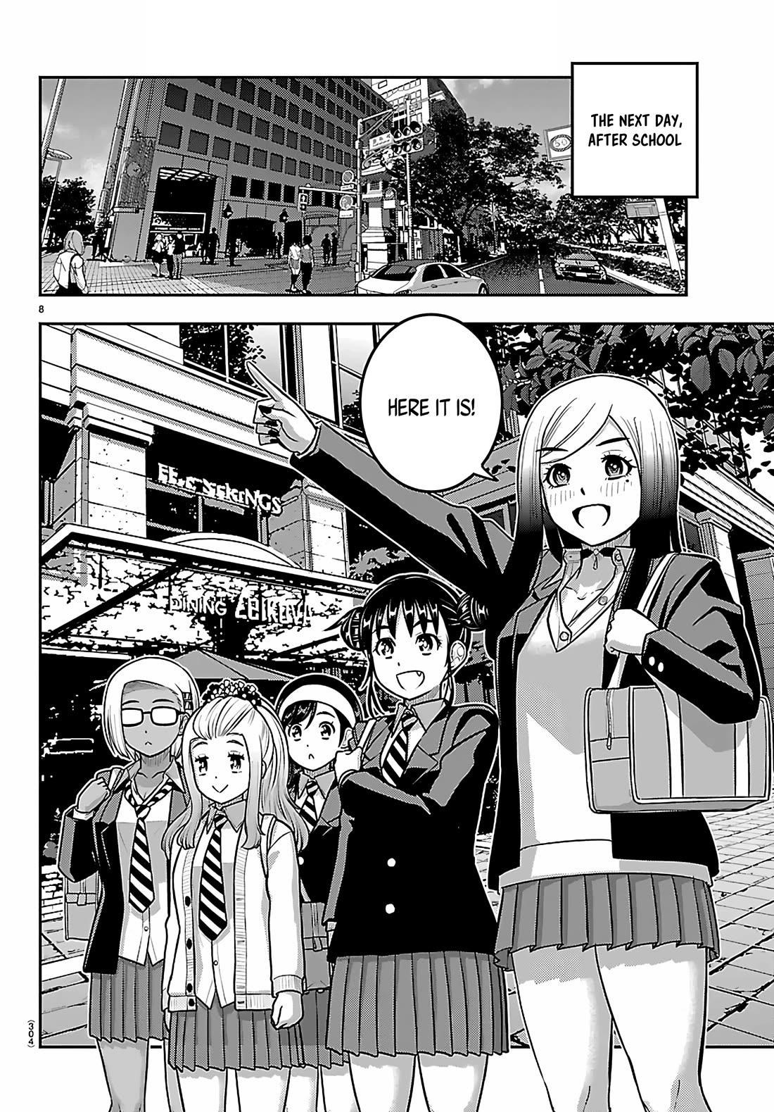 Yankee JK KuzuHana-chan Chapter 275 page 8 - Chapter 275: The Tea Party Back Home