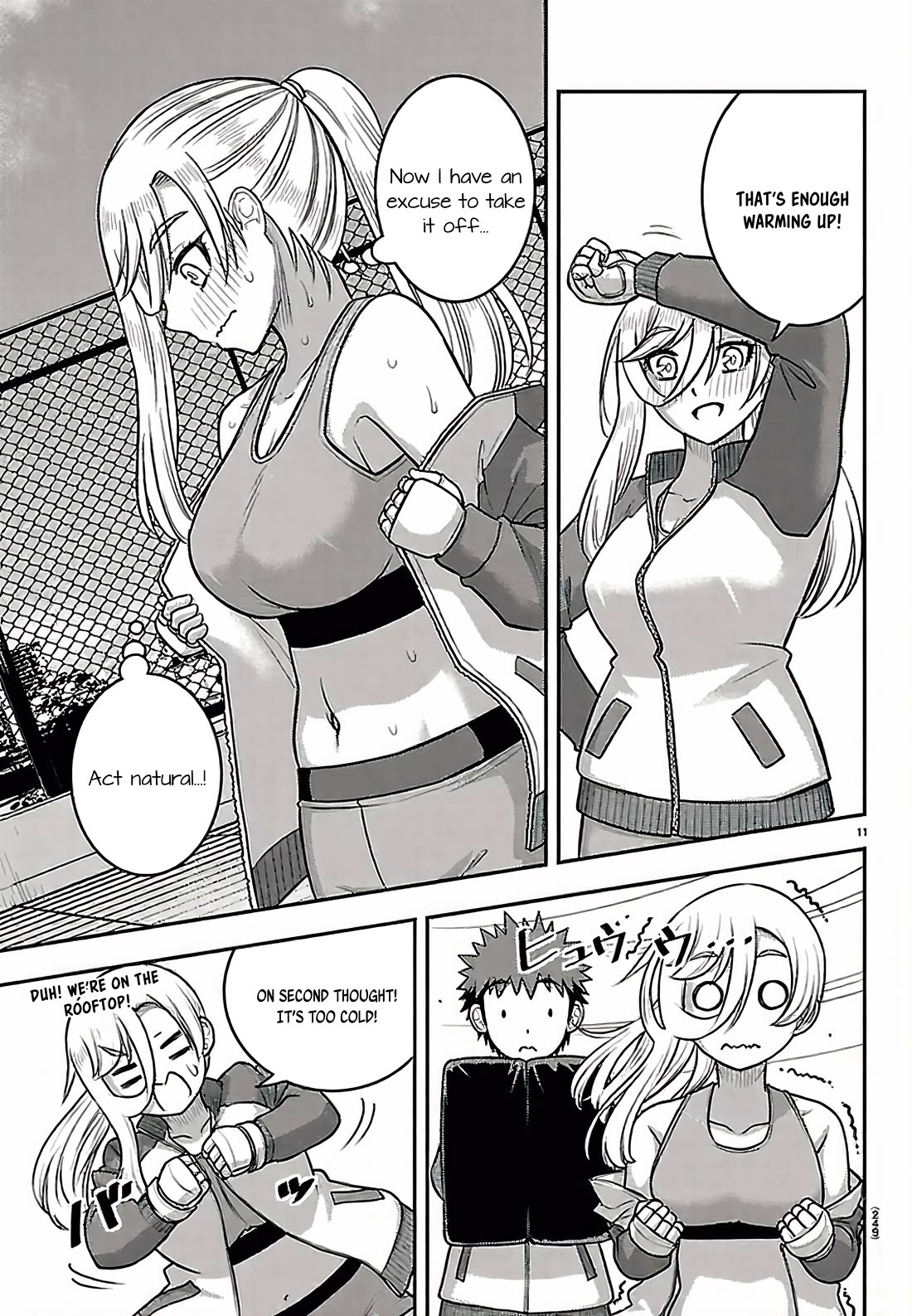 Yankee JK KuzuHana-chan Chapter 280 page 11 - Chapter 280: Matching Gym Clothes