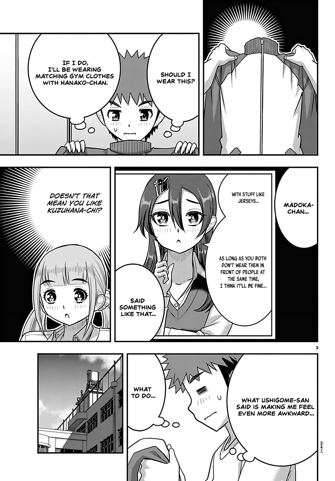 Yankee JK KuzuHana-chan Chapter 280 page 3 - Chapter 280: Matching Gym Clothes