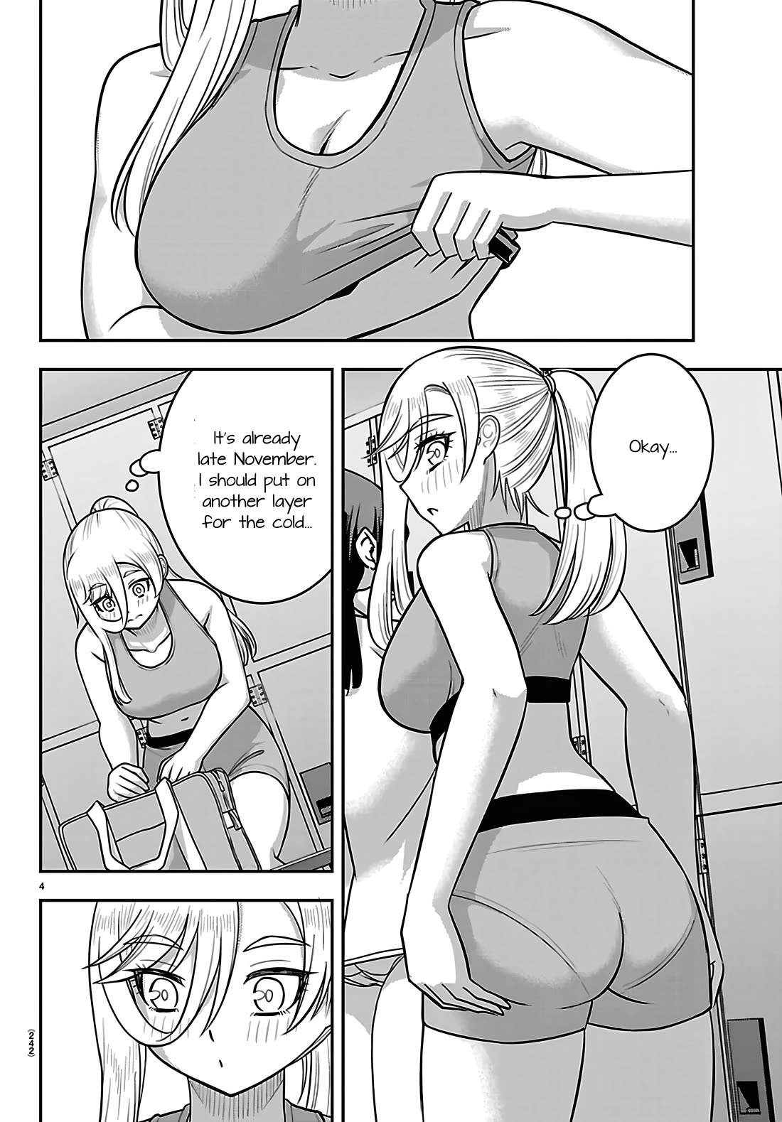 Yankee JK KuzuHana-chan Chapter 280 page 4 - Chapter 280: Matching Gym Clothes