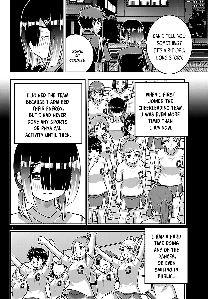 Yankee JK KuzuHana-chan Chapter 283 page 14 - Chapter 283: Kamogawa's Feelings