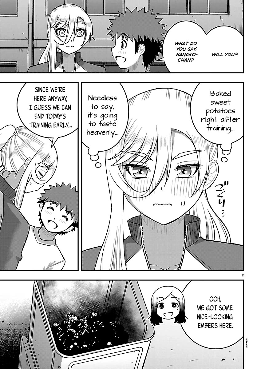 Yankee JK KuzuHana-chan Chapter 287 page 11 - Chapter 287: Baking Sweet Potatoes