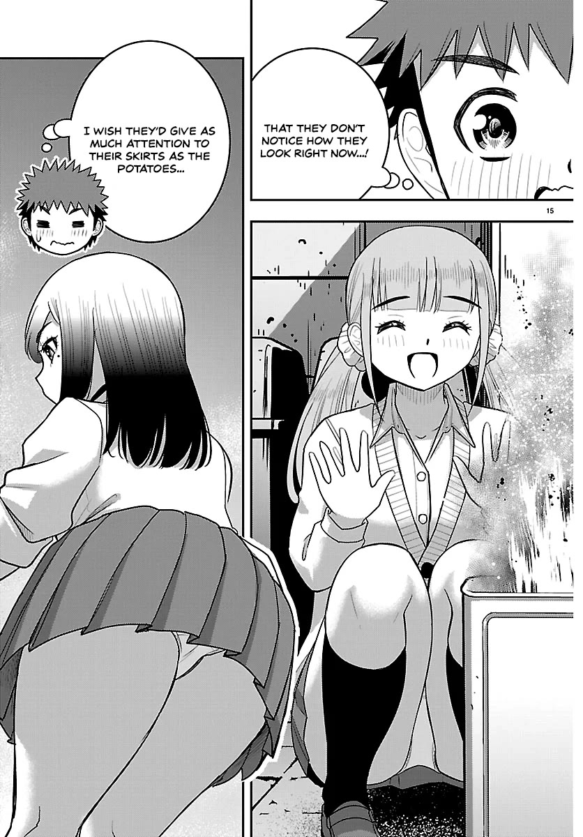 Yankee JK KuzuHana-chan Chapter 287 page 15 - Chapter 287: Baking Sweet Potatoes