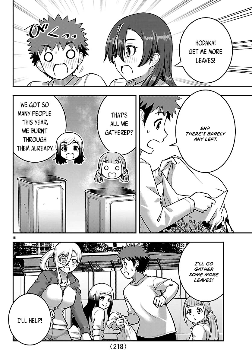 Yankee JK KuzuHana-chan Chapter 287 page 16 - Chapter 287: Baking Sweet Potatoes