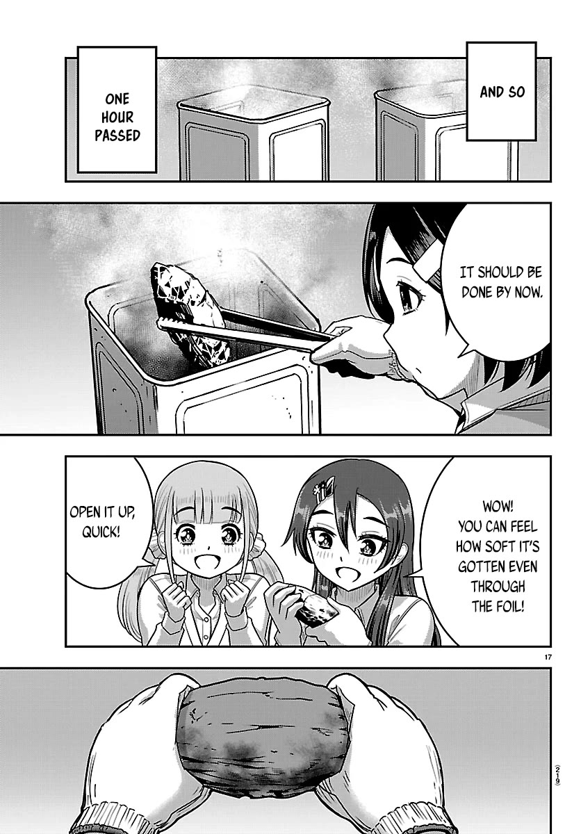 Yankee JK KuzuHana-chan Chapter 287 page 17 - Chapter 287: Baking Sweet Potatoes