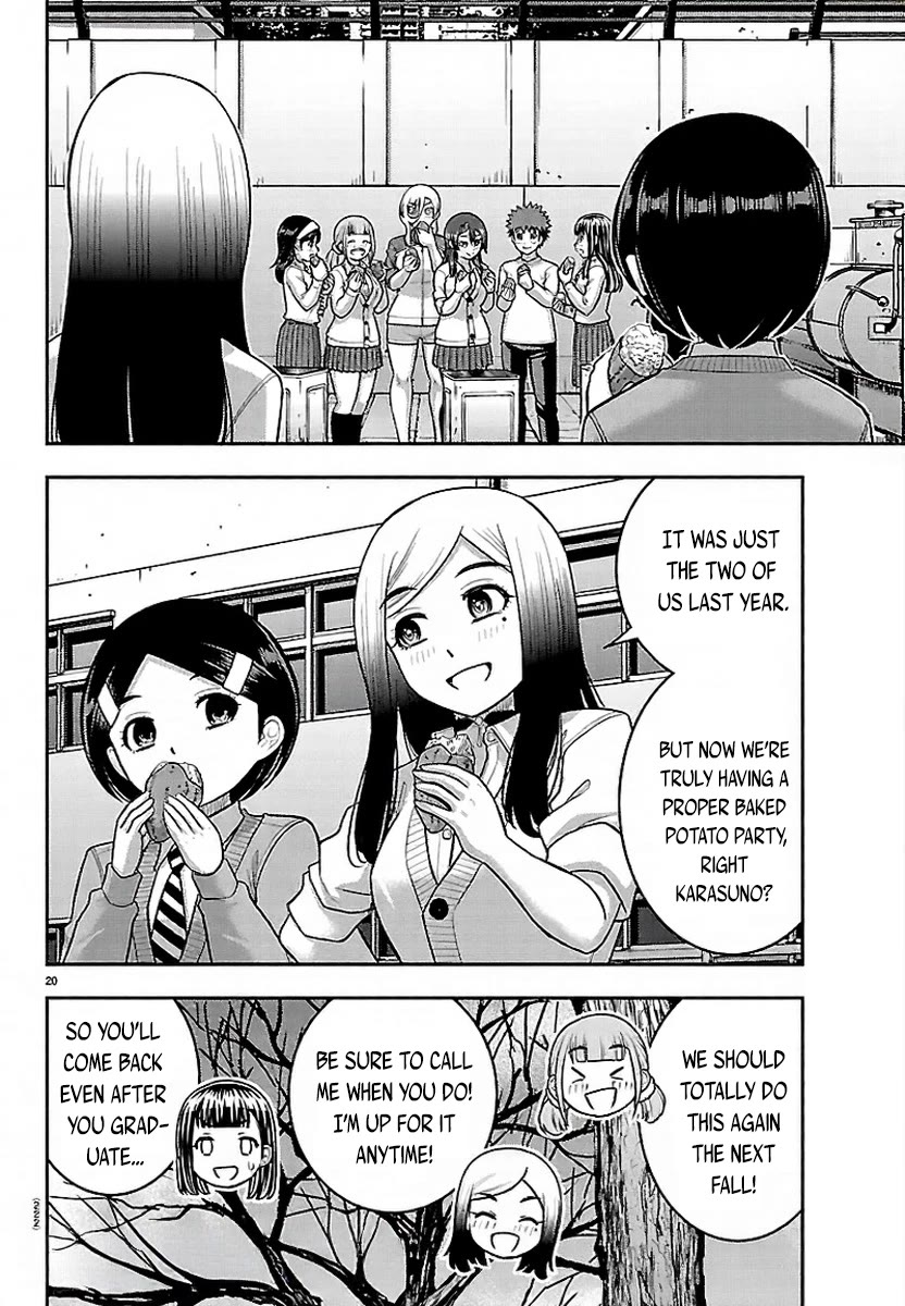 Yankee JK KuzuHana-chan Chapter 287 page 20 - Chapter 287: Baking Sweet Potatoes