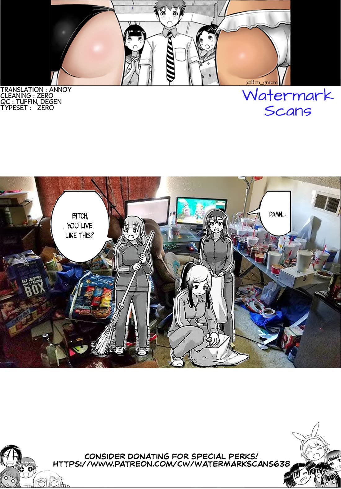 Yankee JK KuzuHana-chan Chapter 287 page 21 - Chapter 287: Baking Sweet Potatoes