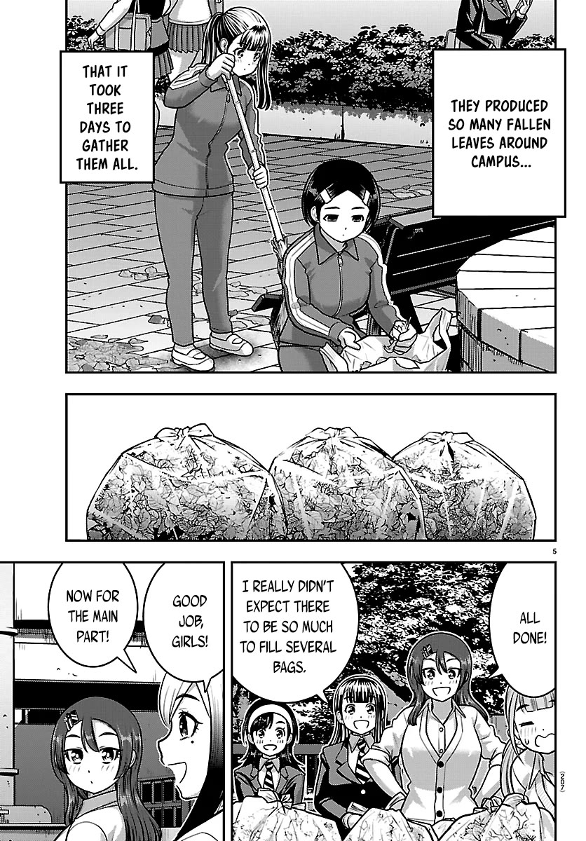 Yankee JK KuzuHana-chan Chapter 287 page 5 - Chapter 287: Baking Sweet Potatoes