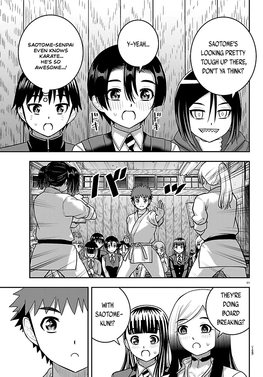 Yankee JK KuzuHana-chan Chapter 296 page 11 - Chapter 296: Kuzuryu Dojo Karate Demonstration