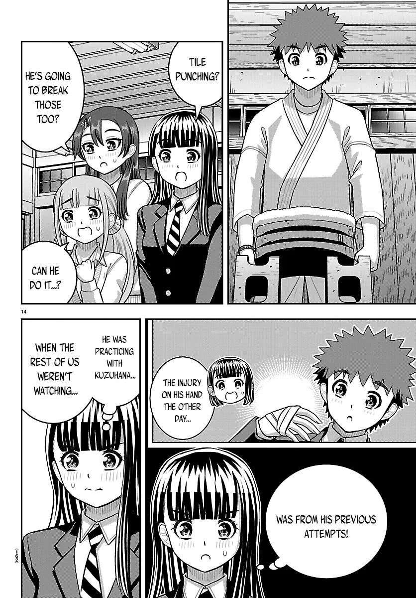 Yankee JK KuzuHana-chan Chapter 296 page 14 - Chapter 296: Kuzuryu Dojo Karate Demonstration