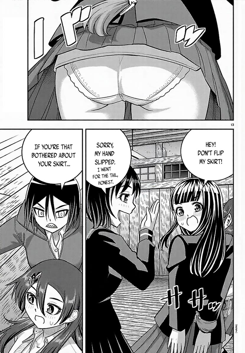 Yankee JK KuzuHana-chan Chapter 298 page 13 - Chapter 298: Rip the Donkey tail