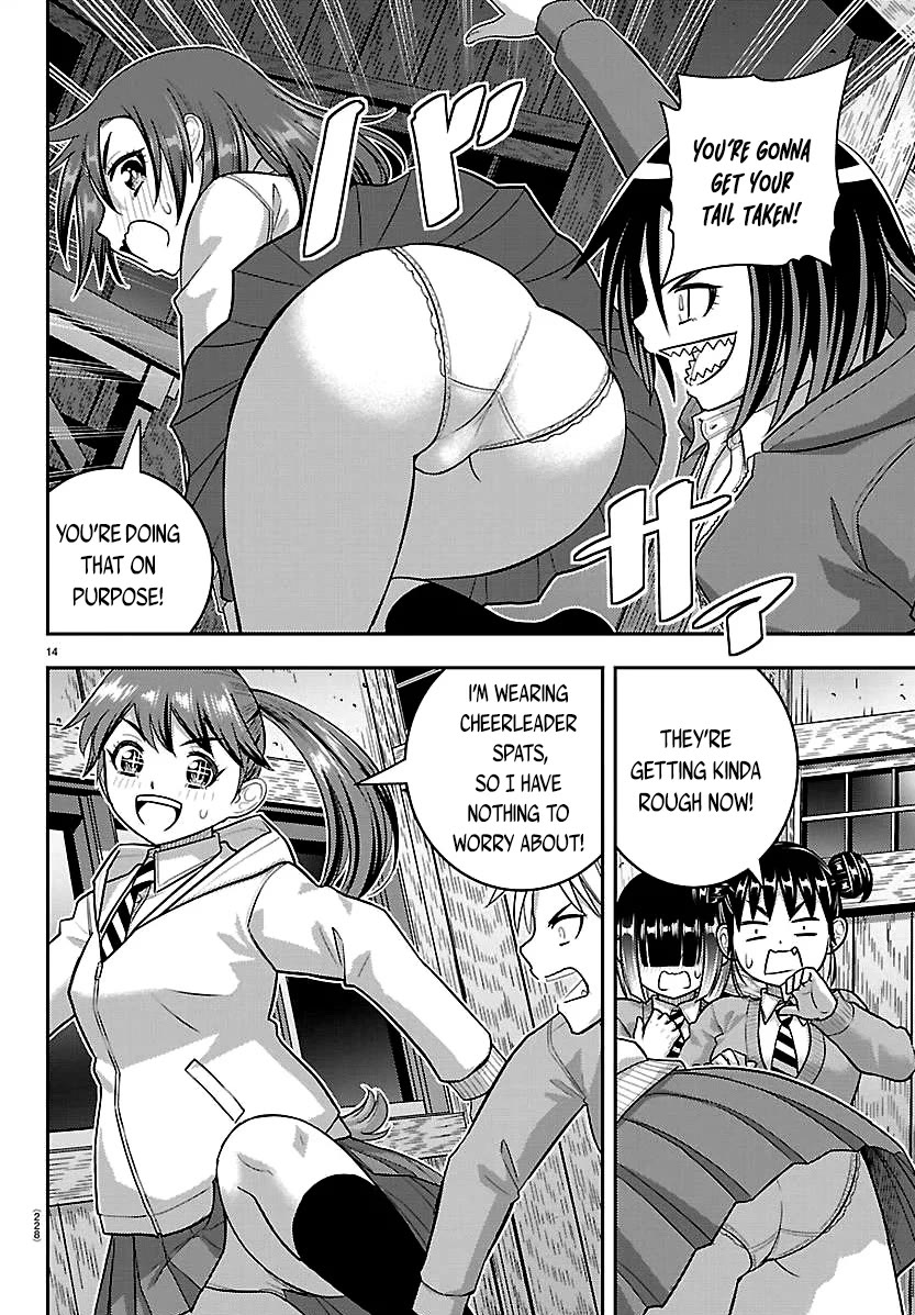 Yankee JK KuzuHana-chan Chapter 298 page 14 - Chapter 298: Rip the Donkey tail