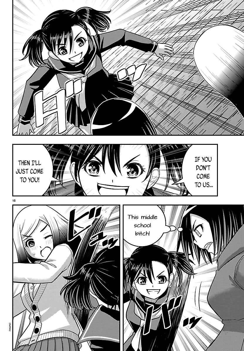 Yankee JK KuzuHana-chan Chapter 298 page 18 - Chapter 298: Rip the Donkey tail