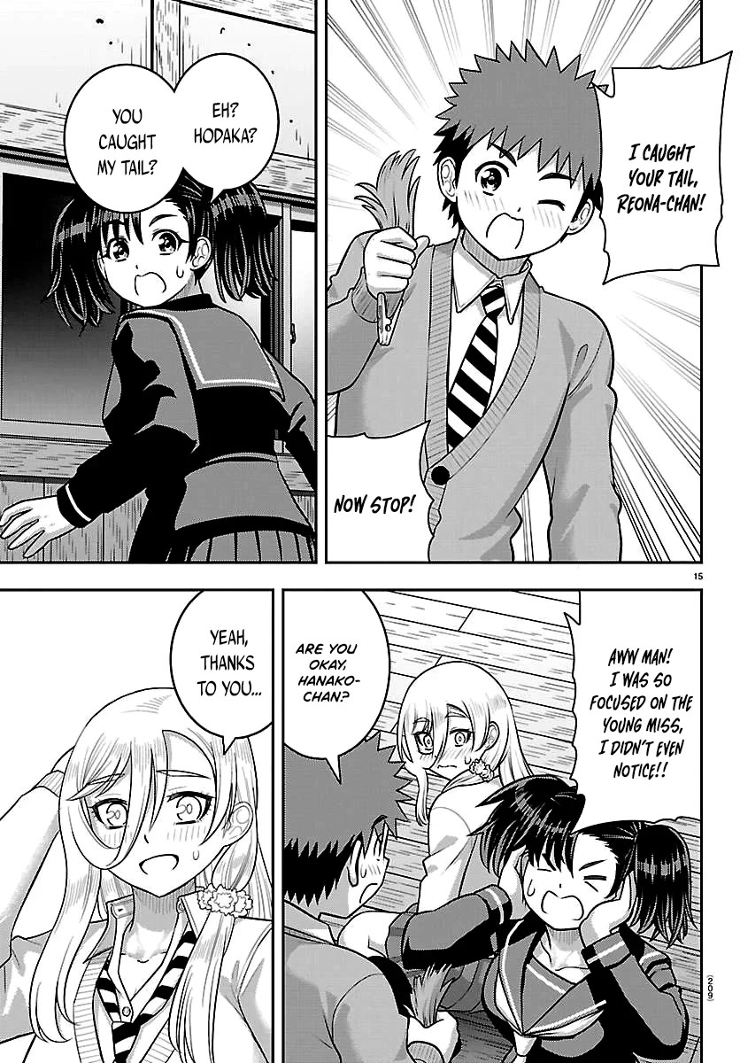 Yankee JK KuzuHana-chan Chapter 299 page 15 - Chapter 299: Catch the Tail