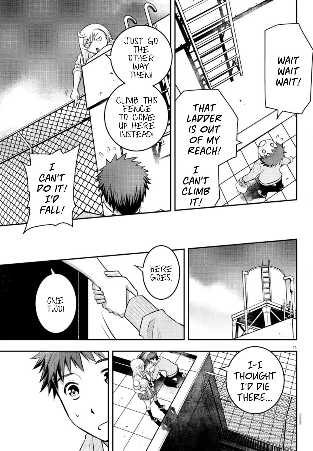 Yankee JK KuzuHana-chan Chapter 3 page 11 - Chapter 3: Lunch on the Rooftop