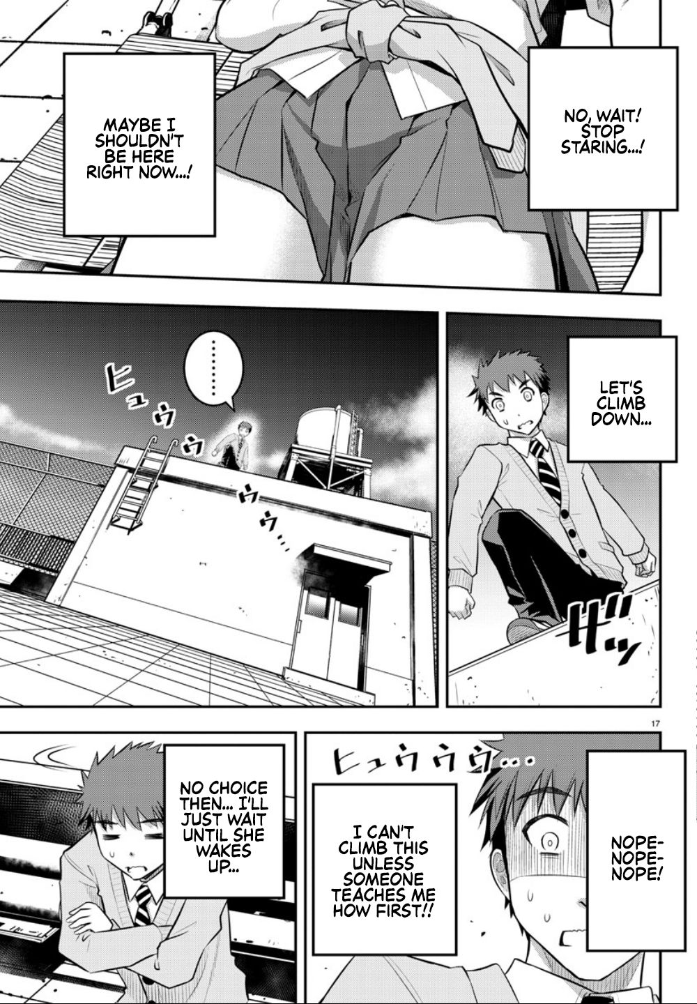 Yankee JK KuzuHana-chan Chapter 3 page 17 - Chapter 3: Lunch on the Rooftop