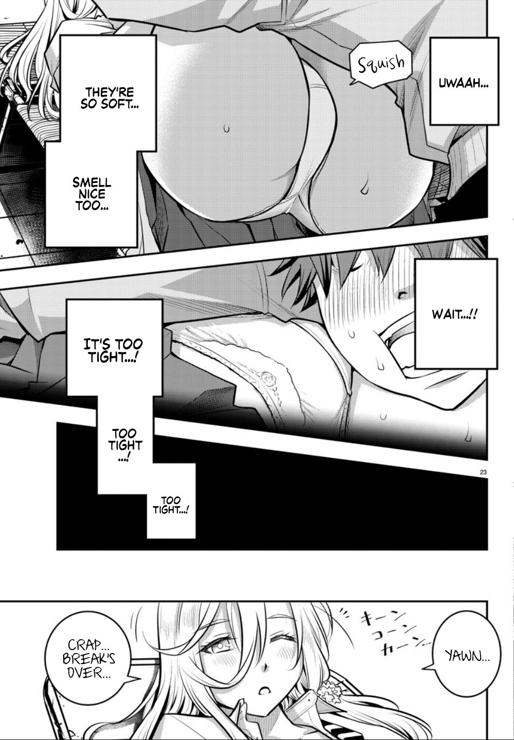 Yankee JK KuzuHana-chan Chapter 3 page 22 - Chapter 3: Lunch on the Rooftop