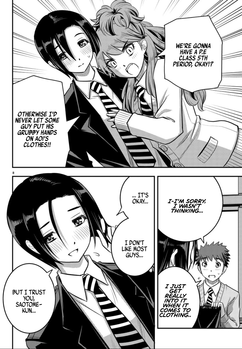 Yankee JK KuzuHana-chan Chapter 30 page 9 - Chapter 30: Who's your model