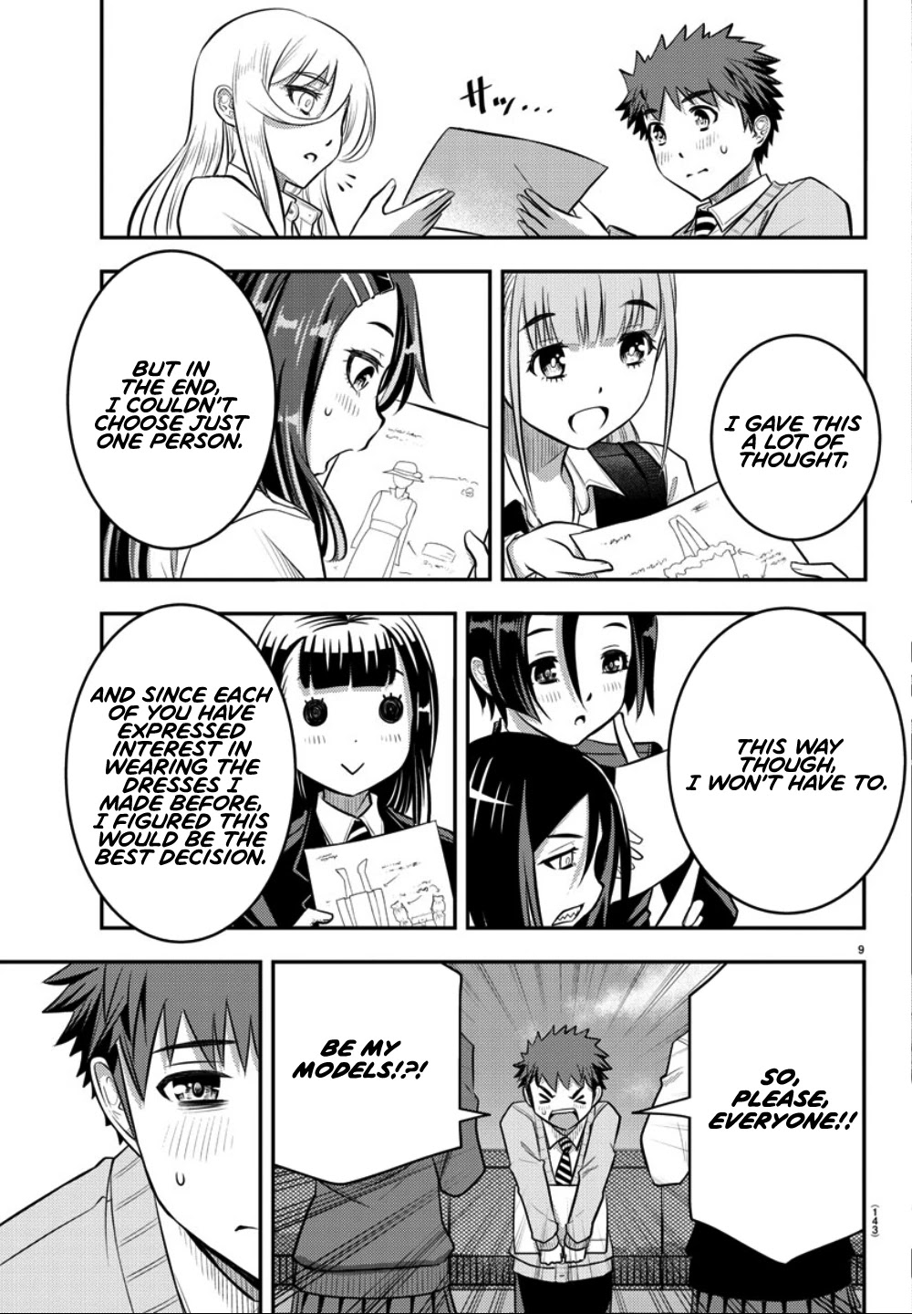 Yankee JK KuzuHana-chan Chapter 34 page 11 - Chapter 34: Be my Model