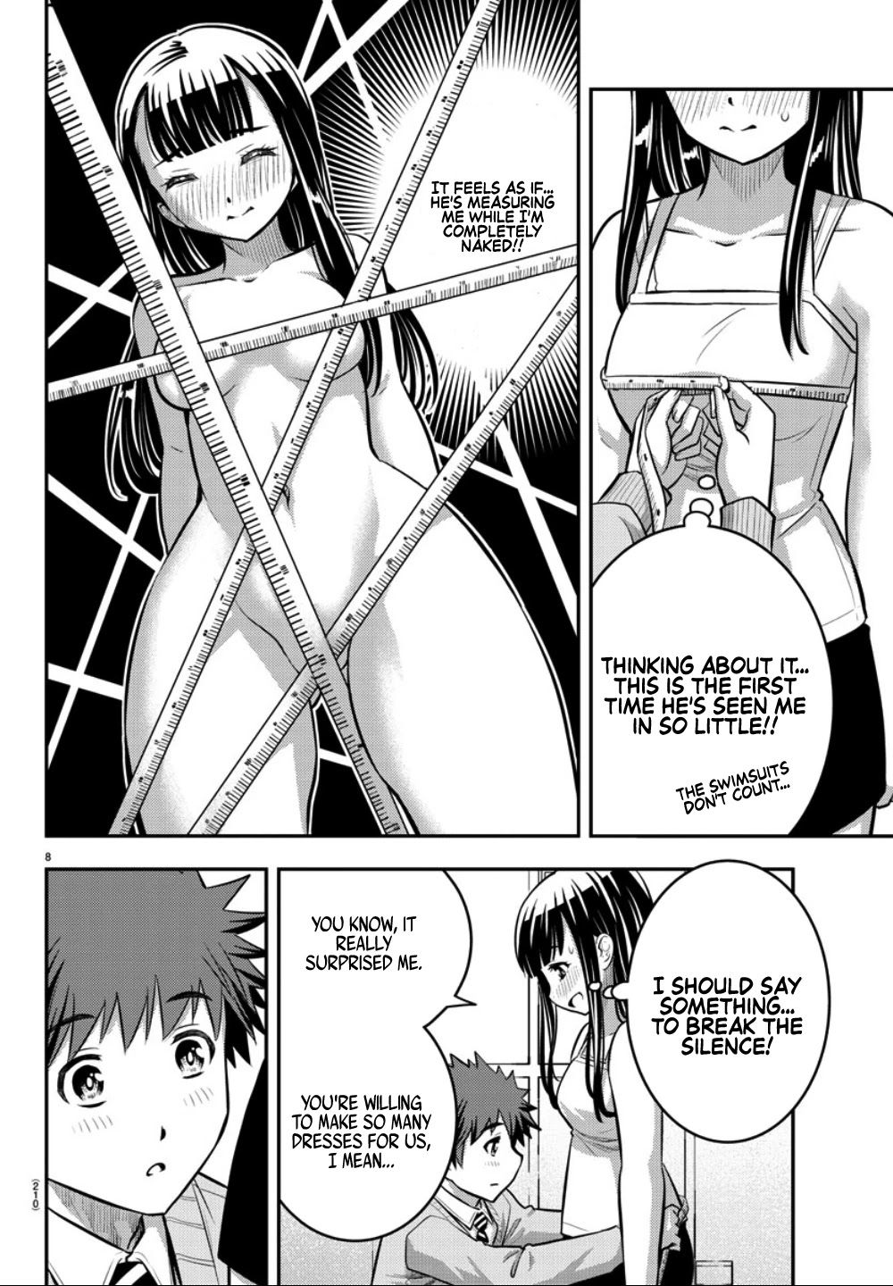 Yankee JK KuzuHana-chan Chapter 35 page 9 - Chapter 35: Measurement time