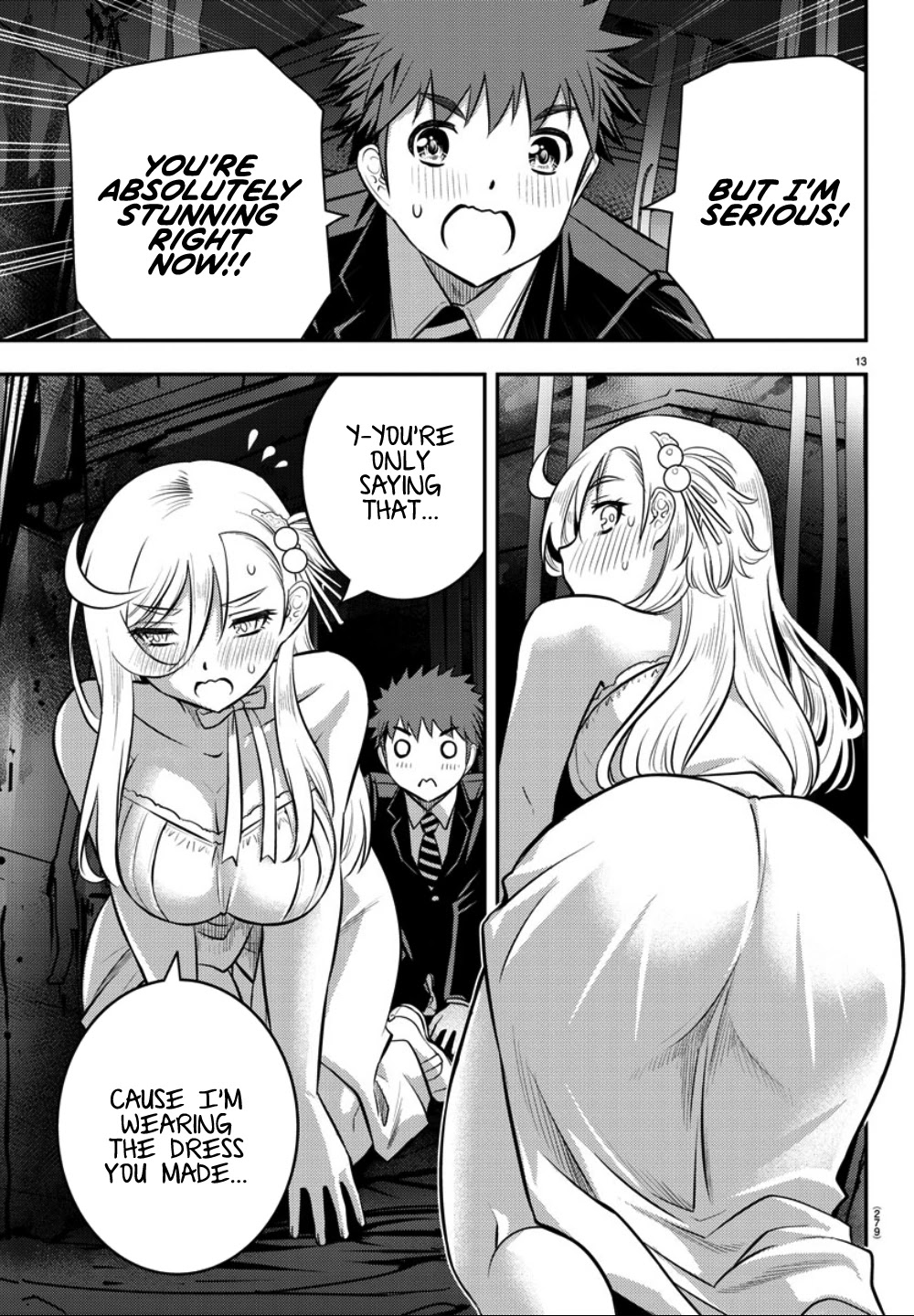 Yankee JK KuzuHana-chan Chapter 38 page 13 - Chapter 38: it's only because I met you