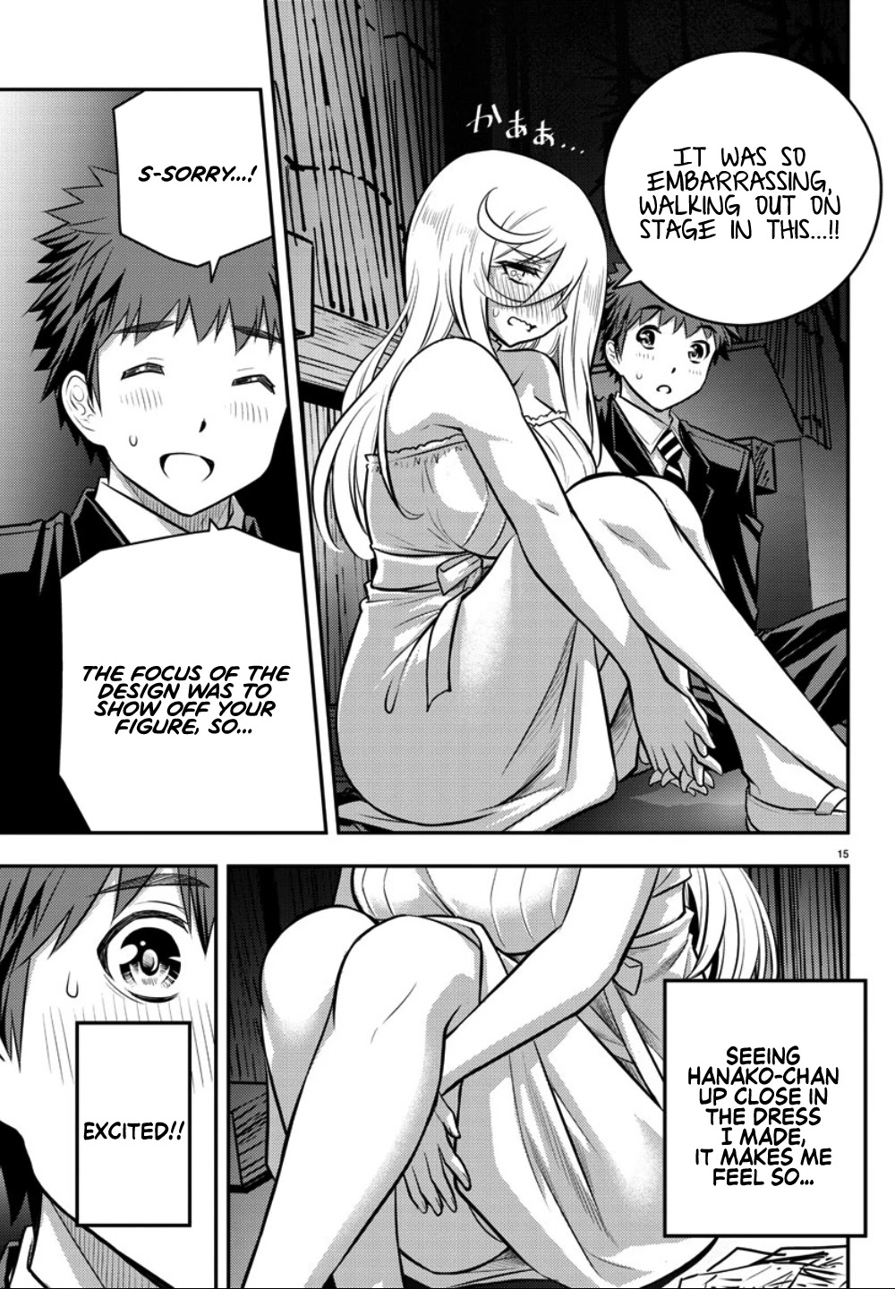 Yankee JK KuzuHana-chan Chapter 38 page 15 - Chapter 38: it's only because I met you