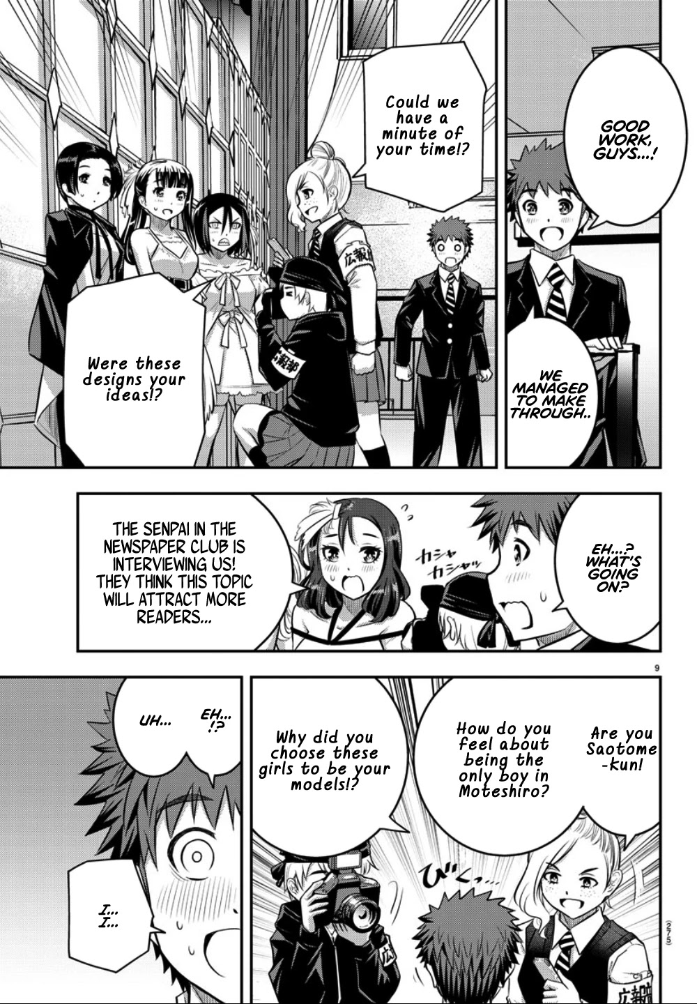 Yankee JK KuzuHana-chan Chapter 38 page 9 - Chapter 38: it's only because I met you