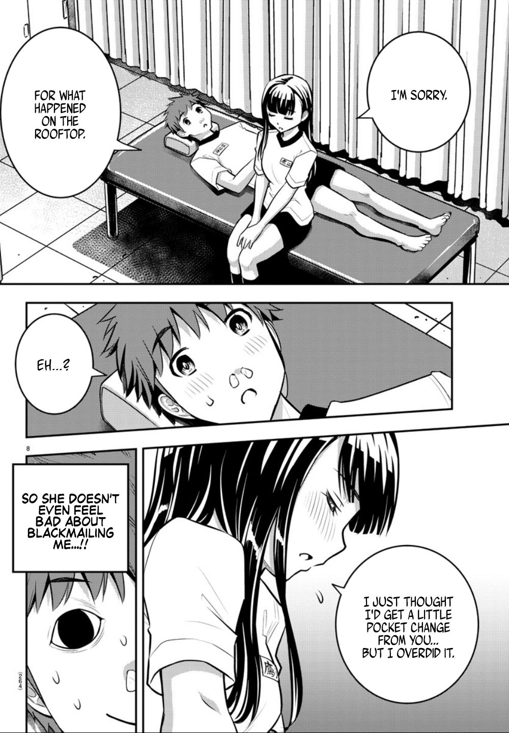Yankee JK KuzuHana-chan Chapter 4 page 9 - Chapter 4: Dangerous Nurse's Office
