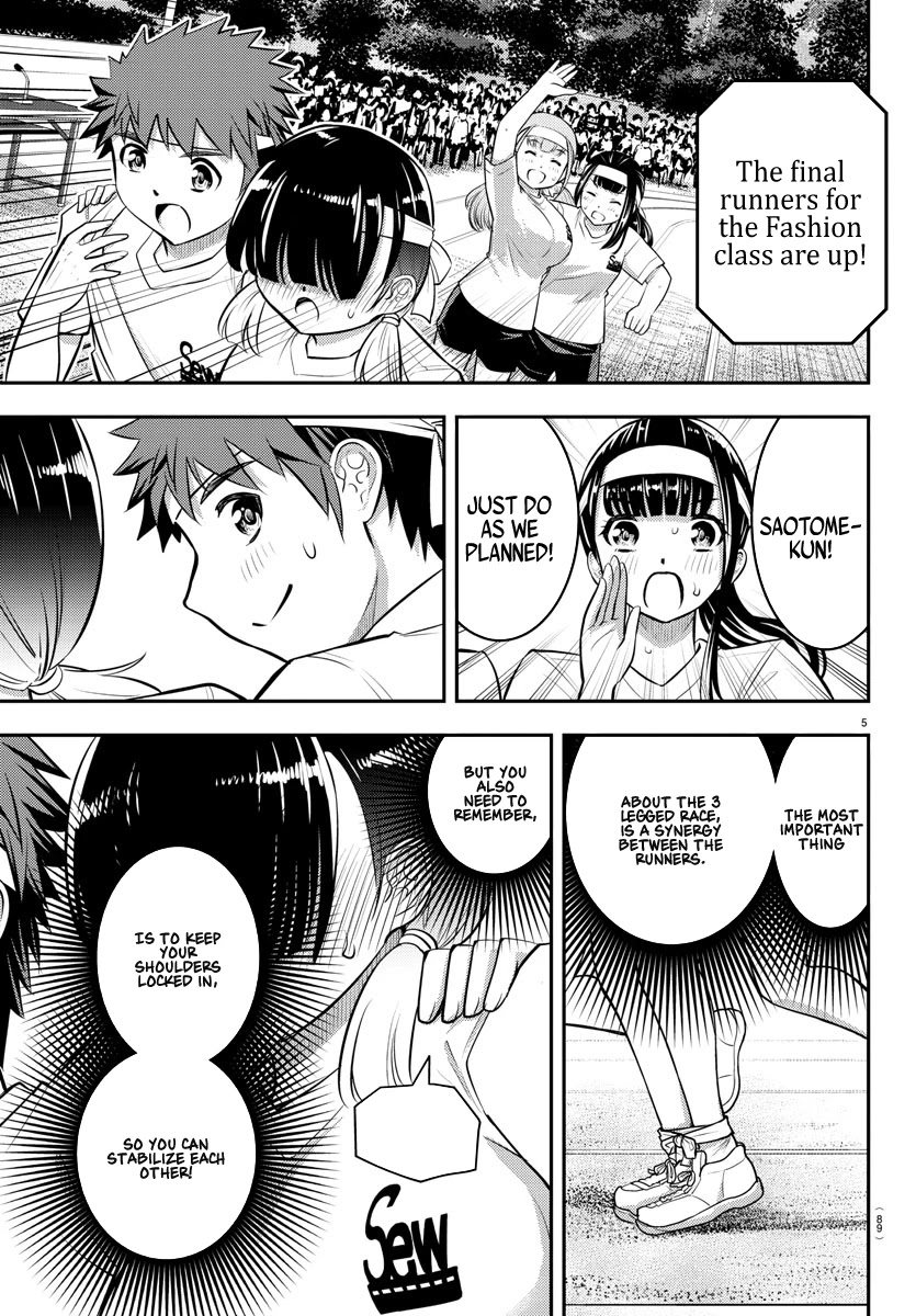 Yankee JK KuzuHana-chan Chapter 46 page 7 - Chapter 46: Close 3 Legged Race