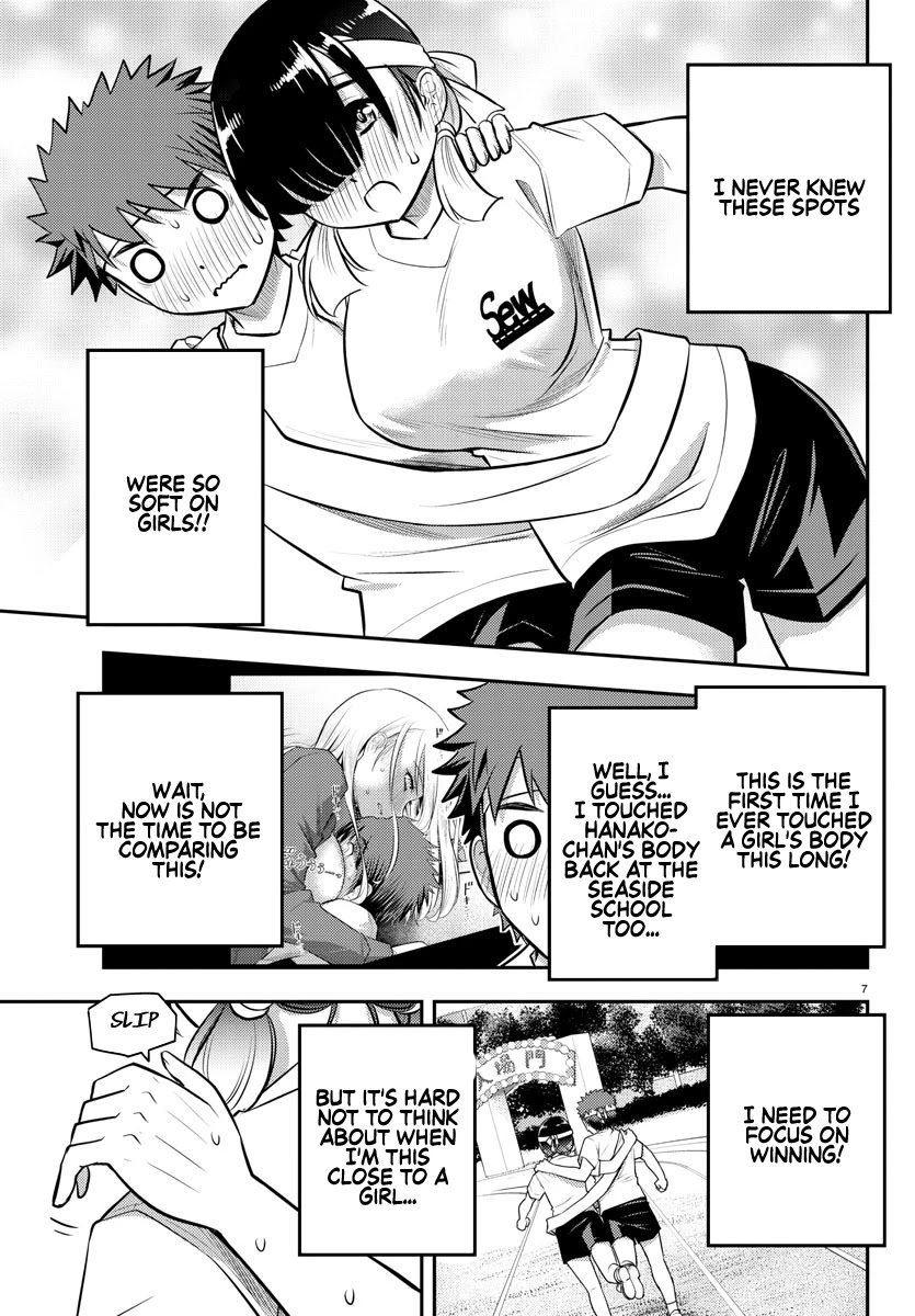 Yankee JK KuzuHana-chan Chapter 46 page 9 - Chapter 46: Close 3 Legged Race