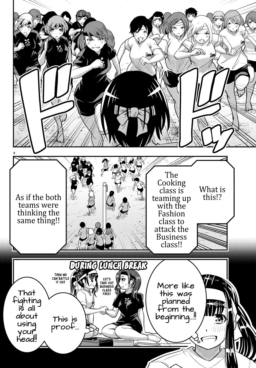 Yankee JK KuzuHana-chan Chapter 47 page 10 - Chapter 47: The Final pole pulling game