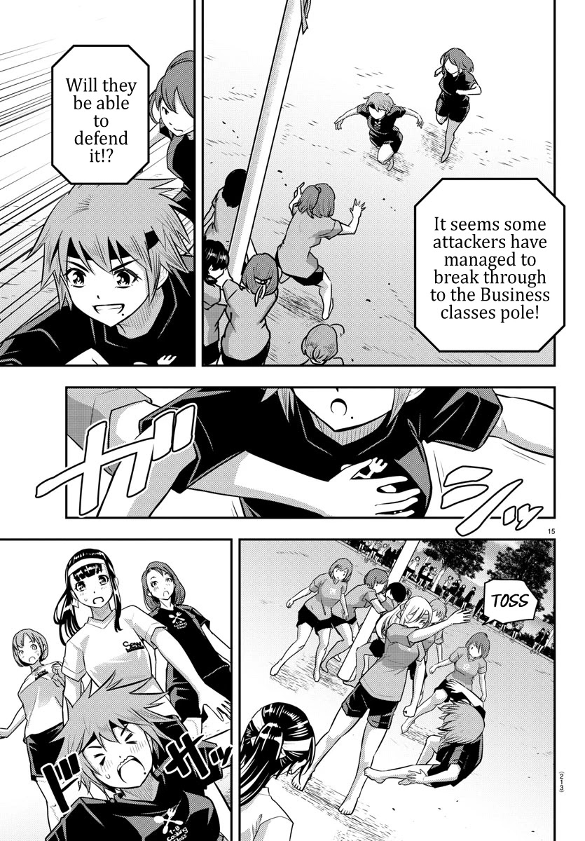 Yankee JK KuzuHana-chan Chapter 47 page 17 - Chapter 47: The Final pole pulling game