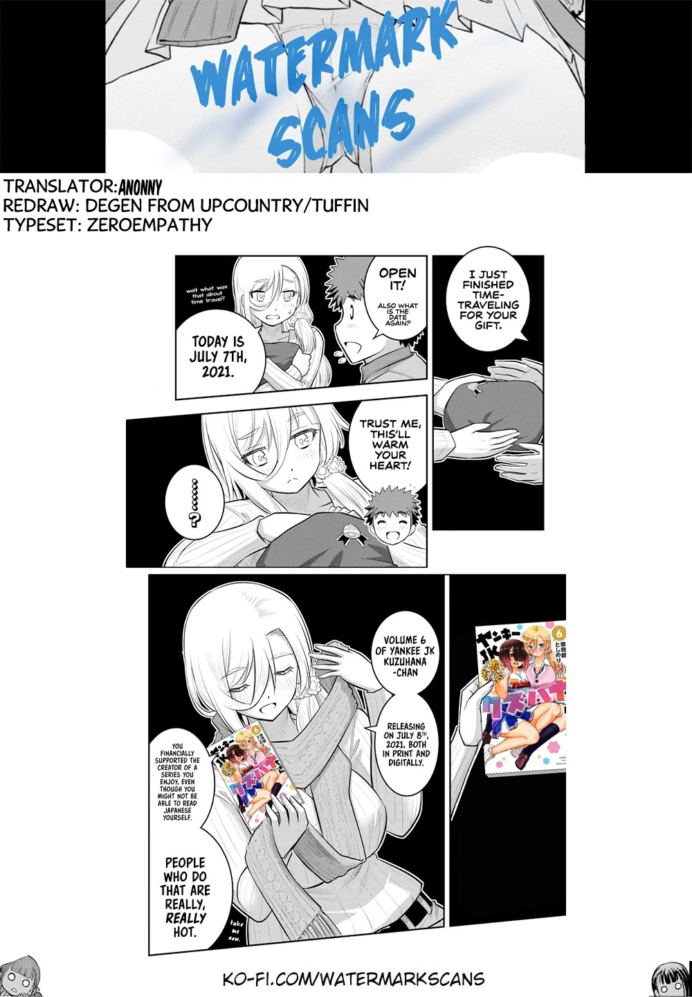 Yankee JK KuzuHana-chan Chapter 64 page 22 - Chapter 64: Present Battle
