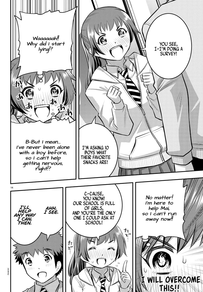 Yankee JK KuzuHana-chan Chapter 72 page 15 - Chapter 72: Cheerful Valentine