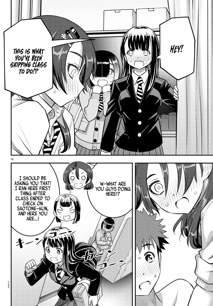 Yankee JK KuzuHana-chan Chapter 78 page 10 - Chapter 78: Childhood friend on Valentine's day