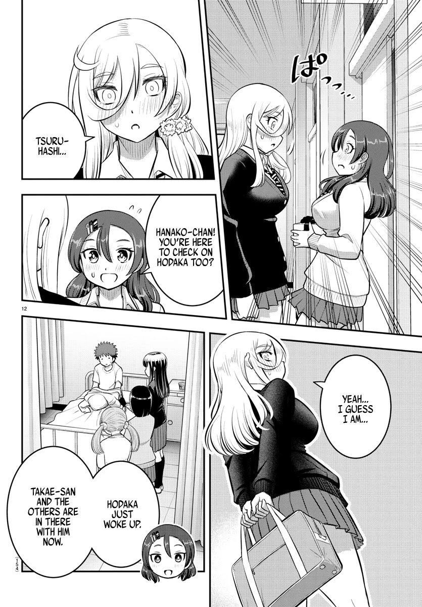 Yankee JK KuzuHana-chan Chapter 78 page 12 - Chapter 78: Childhood friend on Valentine's day