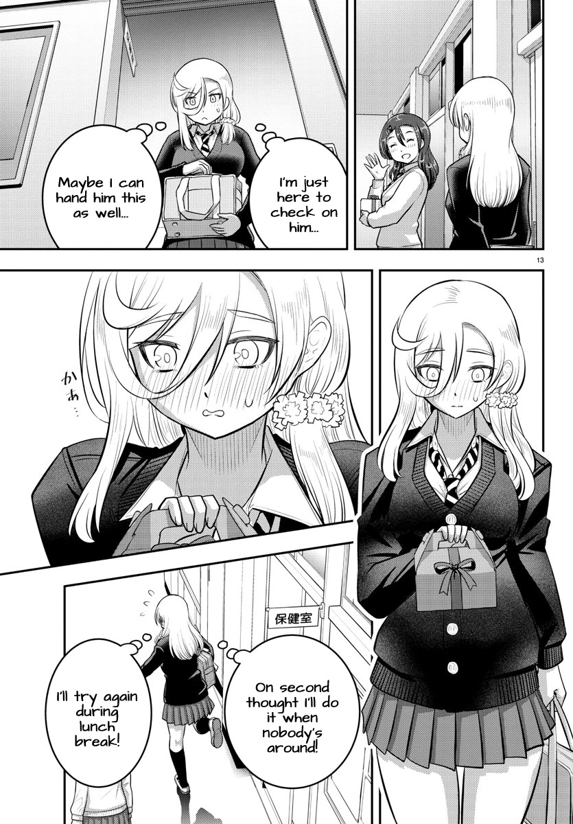 Yankee JK KuzuHana-chan Chapter 78 page 13 - Chapter 78: Childhood friend on Valentine's day
